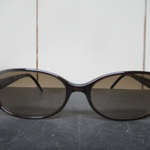 FENDI F568/R Sunglasses Frame Italy 52-15-135 Chocolate Crystal Brown main image 2